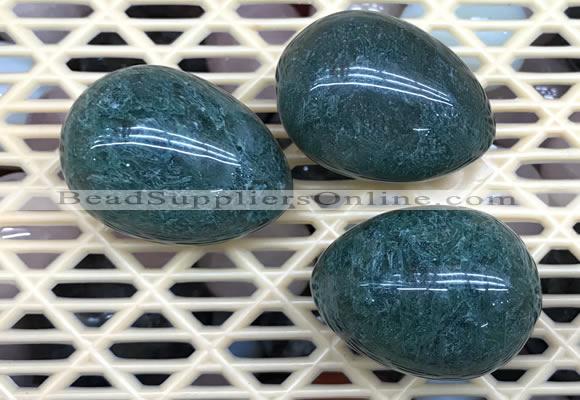 CDN312 30*40mm egg-shaped synthetic gemstone decorations wholesale