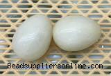 CDN335 35*50mm egg-shaped yellow jade decorations wholesale