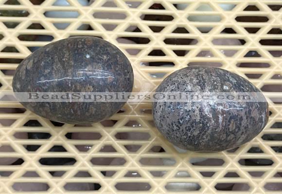 CDN346 35*50mm egg-shaped jasper decorations wholesale