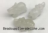 CDN402 25*50*35mm elephant white jade decorations wholesale