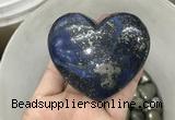 CDN42 65*70mm heart pyrite gemstone decorations