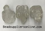 CDN430 28*45*22mm turtle white crystal decorations wholesale