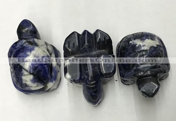 CDN438 28*45*22mm turtle sodalite decorations wholesale