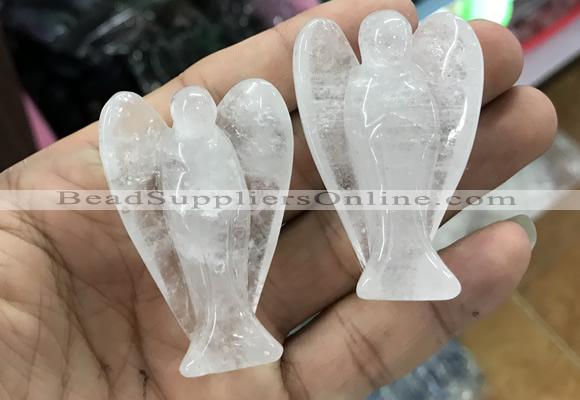 CDN490 35*50mm angel white crystal decorations wholesale