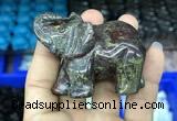 CDN517 33*65*45mm elephant dragon blood jasper decorations wholesale