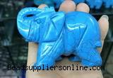 CDN533 35*80*55mm elephant imitation turquoise decorations wholesale