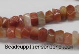 CDQ28 15.5 inches 7*10mm nugget natural red quartz beads