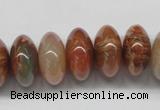 CDQ32 15.5 inches 10*18mm rondelle natural red quartz beads wholesale