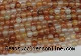 CDQ45 15.5 inches 4mm round natural red quartz beads wholesale