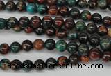 CDS185 15.5 inches 6mm round dyed serpentine jasper beads