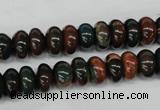 CDS196 15.5 inches 6*10mm rondelle dyed serpentine jasper beads