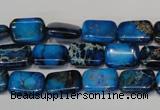 CDT224 15.5 inches 24mm round dyed aqua terra jasper beads