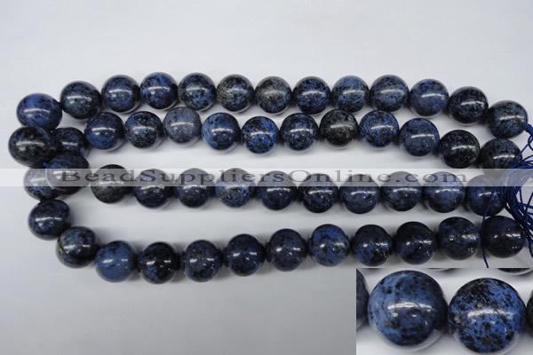 CDU108 15.5 inches 20mm round blue dumortierite beads wholesale