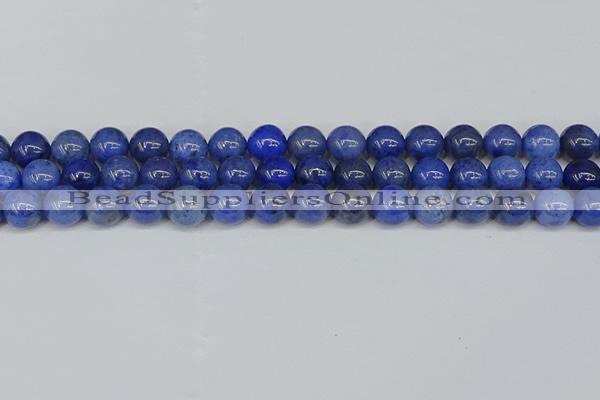 CDU343 15.5 inches 10mm round blue dumortierite beads wholesale