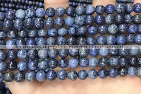 CDU351 15.5 inches 6mm round blue dumortierite beads wholesale