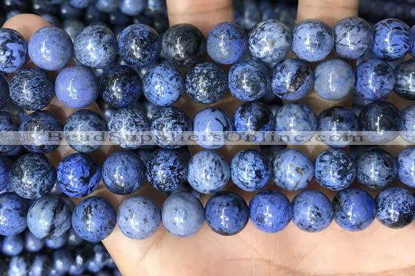 CDU369 15.5 inches 10mm round dumortierite gemstone beads