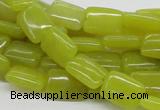 CEJ03 15.5 inches 10*14mm rectangle lemon jade beads wholesale