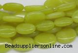 CEJ06 15.5 inches 12*16mm oval lemon jade beads wholesale