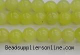 CEJ201 15.5 inches 6mm round lemon jade beads wholesale