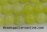 CEJ202 15.5 inches 8mm round lemon jade beads wholesale