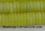 CEJ213 15.5 inches 2*10mm rondelle lemon jade beads wholesale