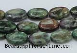 CEM12 15.5 inches 10*14mm oval emerald gemstone beads wholesale