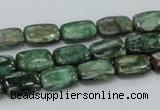 CEM17 15.5 inches 8*12mm rectangle emerald gemstone beads wholesale