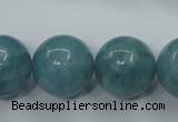 CEQ08 15.5 inches 18mm round blue sponge quartz beads wholesale