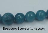 CEQ10 15.5 inches 8mm - 18mm round blue sponge quartz beads wholesale