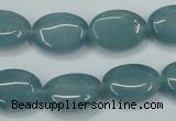 CEQ114 15.5 inches 13*18mm oval blue sponge quartz beads