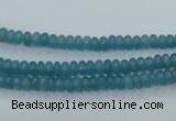 CEQ21 15.5 inches 2*4mm rondelle blue sponge quartz beads