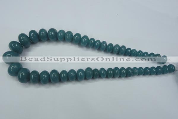 CEQ30 15.5 inches 7*10 – 15*20mm rondelle blue sponge quartz beads