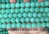 CEQ303 15.5 inches 10mm round green sponge quartz beads