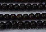 CEY51 15.5 inches 6mm round ebony wood beads wholesale