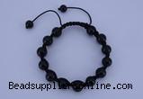 CFB503 10mm round candy jade beads adjustable bracelet wholesale