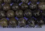 CFC212 15.5 inches 8mm round grey fossil coral beads wholesale