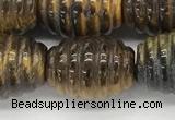 CFG1508 15.5 inches 15*20mm carved rice tiger eye beads