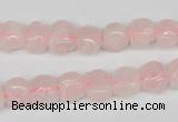 CFG58 15.5 inches 8*10mm carved pig-shaped rose quartz beads