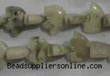 CFG781 15.5 inches 10*15mm carved animal lucky jade beads