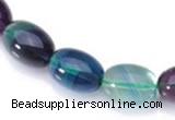 CFL10 16 inch 12*16mm egg-shaped AA grade natural fluorite beads