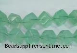 CFL100 15.5 inches 8*8mm cube natural green fluorite gemstone beads