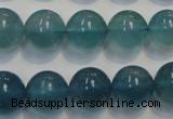 CFL1005 15.5 inches 14mm round blue fluorite beads wholesale