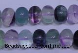 CFL1070 15 inches 10*14mm rondelle natural fluorite gemstone beads