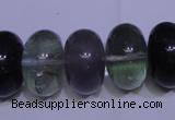 CFL1073 15 inches 12*20mm rondelle natural fluorite gemstone beads