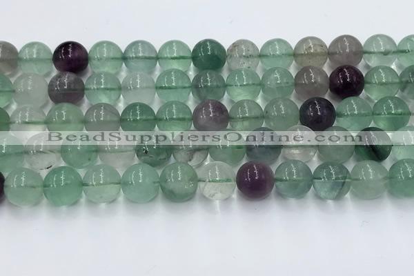 CFL1137 15.5 inches 10mm round fluorite beads wholesale