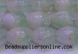 CFL1202 15.5 inches 10*14mm rice green fluorite gemstone beads