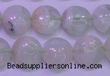 CFL1208 15.5 inches 10mm flat round green fluorite gemstone beads