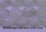 CFL1216 15.5 inches 8*12mm oval green fluorite gemstone beads