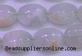 CFL1218 15.5 inches 12*16mm oval green fluorite gemstone beads