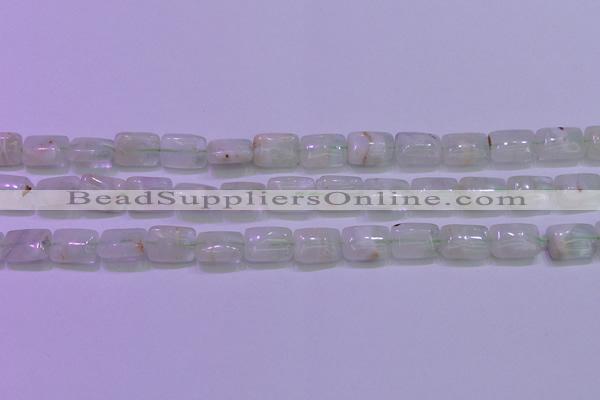 CFL1223 15.5 inches 8*12mm rectangle green fluorite gemstone beads